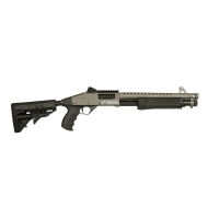 Imagem de ESPINGARDA CAL.12GA 14" CBC PUMP MILITARY 3.0 CR COM ACESSORIOS - CERAKOTE TUNGSTEN